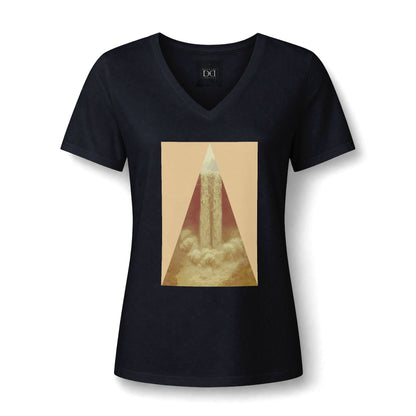 Women’s Ash Falls Ddemons V-Neck T-Shirt