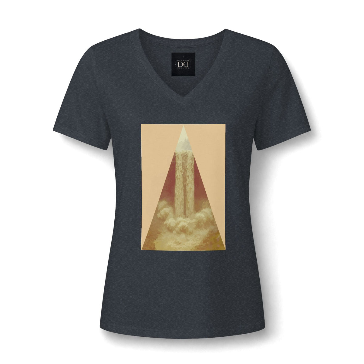 Women’s Ash Falls Ddemons V-Neck T-Shirt