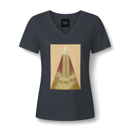 Women’s Ash Falls Ddemons V-Neck T-Shirt
