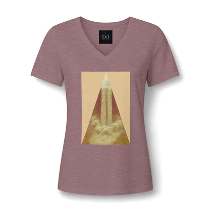 Women’s Ash Falls Ddemons V-Neck T-Shirt