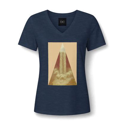 Women’s Ash Falls Ddemons V-Neck T-Shirt