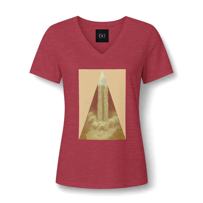 Women’s Ash Falls Ddemons V-Neck T-Shirt